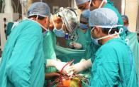 Open Heart Surgery procedure going on